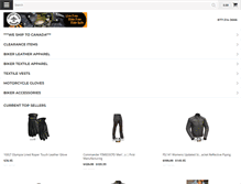 Tablet Screenshot of extremebikerleather.com